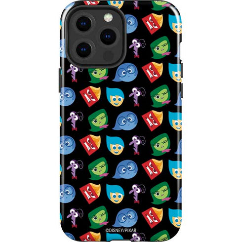 Disney Inside Out Character Pattern iPhone 15 Pro Max Impact Case